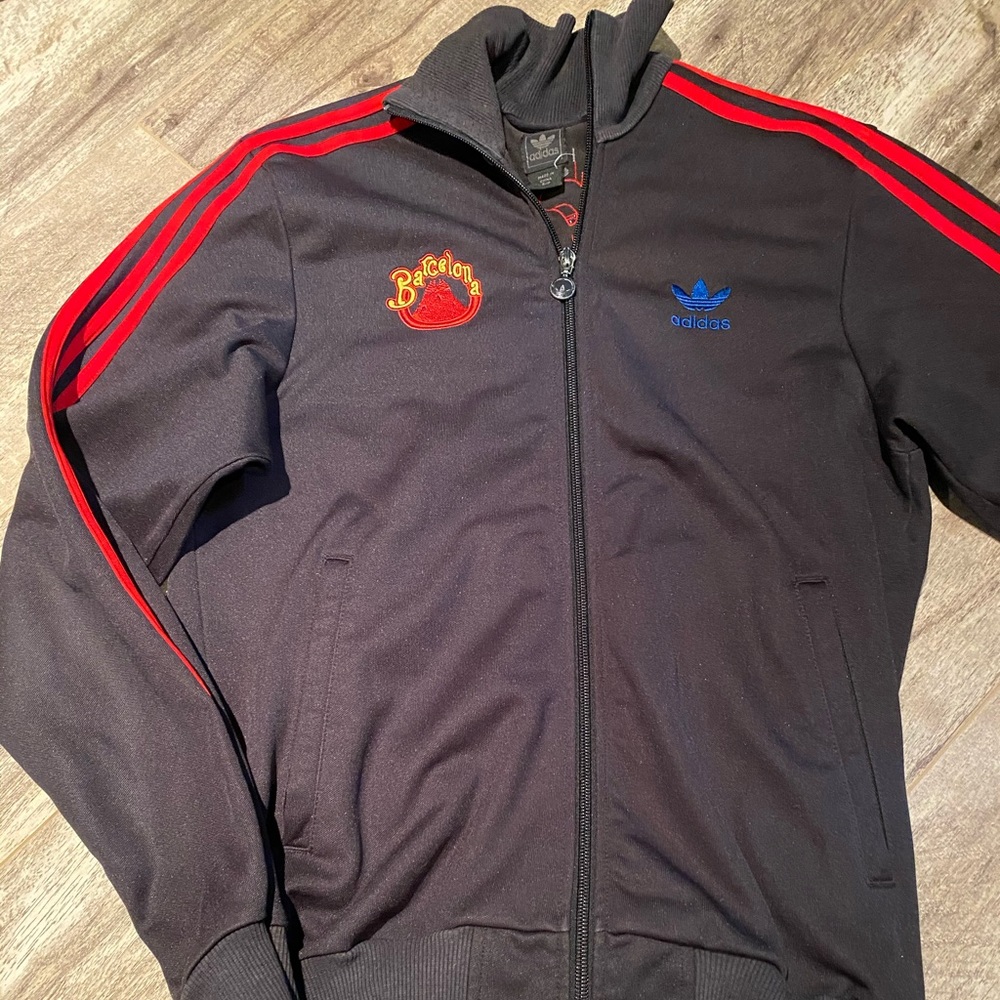 Rare Adidas Barcelona City Jacket adult Small